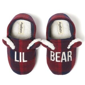 Dearfoams Cozy Comfort Kids Little Bear Size 5/6